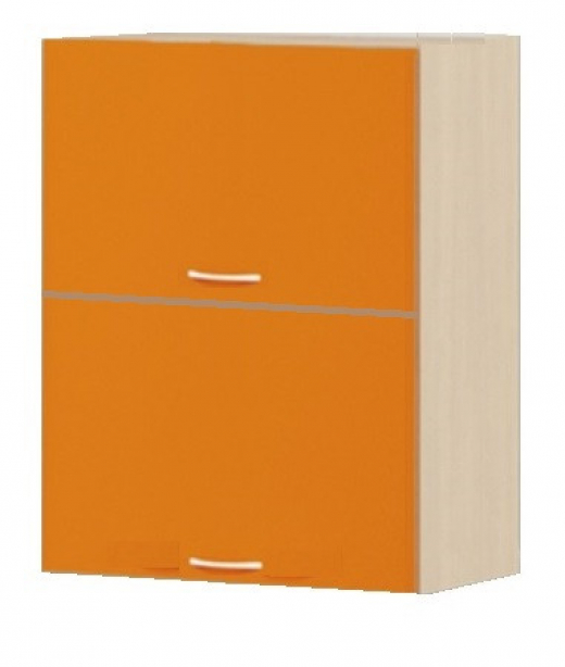 Шкаф 600 с 2 дв. (открывание вверх) Оранж